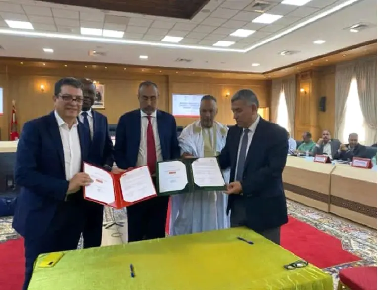 Signature du MOU entre la CACS et l'Agence de Développement Occitanie AD'OCC à Dakhla.